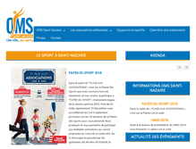 Tablet Screenshot of omssaintnazaire.fr
